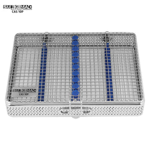 SurgiMac Instruments Cassette, Large, 10 Instruments, Stainless Steel, Eco Series, 1/Pk | SurgiMac Dental Supply