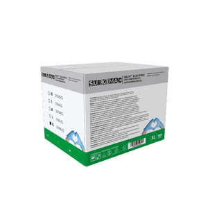 Nitrile Exam Gloves MacFit by SurgiMac | Blue | 100 Count 2115-XS