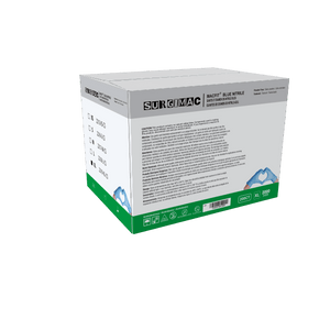 Nitrile Exam Gloves MacFit by SurgiMac | Blue | 200 Count 2215-XS