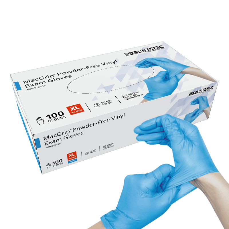Vinyl Exam Glove MacGrip: Affordable Hand Protection - SurgiMac 3116-XL