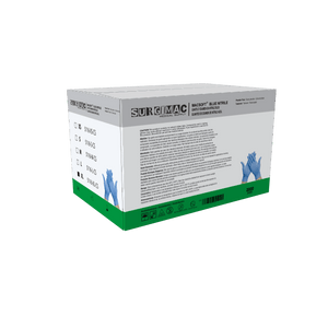 Nitrile Exam Gloves MacSoft by SurgiMac | Blue | Chemo Tested | 200 Count 5116-XS