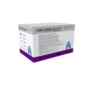 Nitrile Exam Gloves MacSoft by SurgiMac | Blue | Chemo Tested | 200 Count 5116-XS