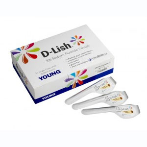 Young Dental | Young D-Lish 5% Sodium Fluoride Varnish, Fresh Melon, 50/bx | 212450