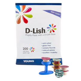 D-Lish Coarse Dreamsicle Orange Prophy Paste 200/Bx. With 1.23% Fluoride 305020