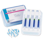 Zenith Etch Gel 4 x 1.2 Syringes &amp; 10 Micro Etch Tips. 40% phosphoric acid gel