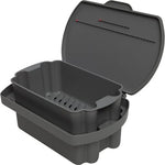 Steri-Soaker Grey 13-7/8" x 9-5/8" x 5-1/8" Plastic Germicide Instrument Tub