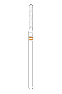 TSZtech #X590.12Z round end taper Coarse grit laboratory HP diamond bur, single