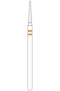 Premier Laboratory HP Diamonds #X772.10 Round End Taper Fine Grit Laboratory HP
