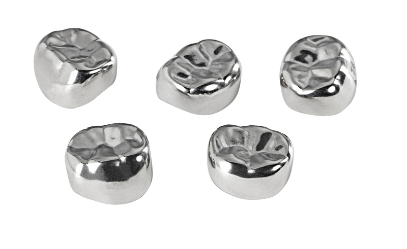 Primary Molar Stainless Steel Crowns 5/pk DLL2