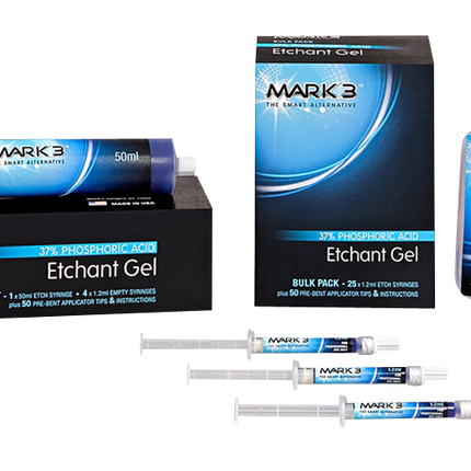 Etch Gel 37% Phosphoric Acid Jumbo Pack 50ml Syringe Kit | 100-9092 | | Cosmetic dentistry products, Dental Supplies, Etchants, Etchants & accessories | MARK3 | SurgiMac