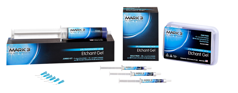 Etch Gel 37% Phosphoric Acid Jumbo Pack 50ml Syringe Kit 100-9092