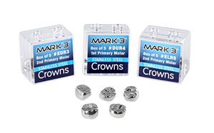 Primary Molar Stainless Steel Crowns 5/pk DLL2