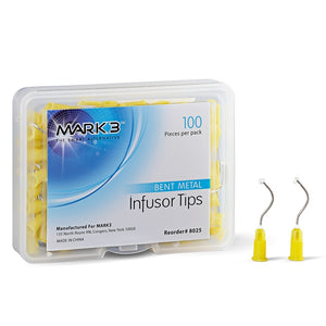 Infusor Tips Bent 100/pk by MARK3 100-8025