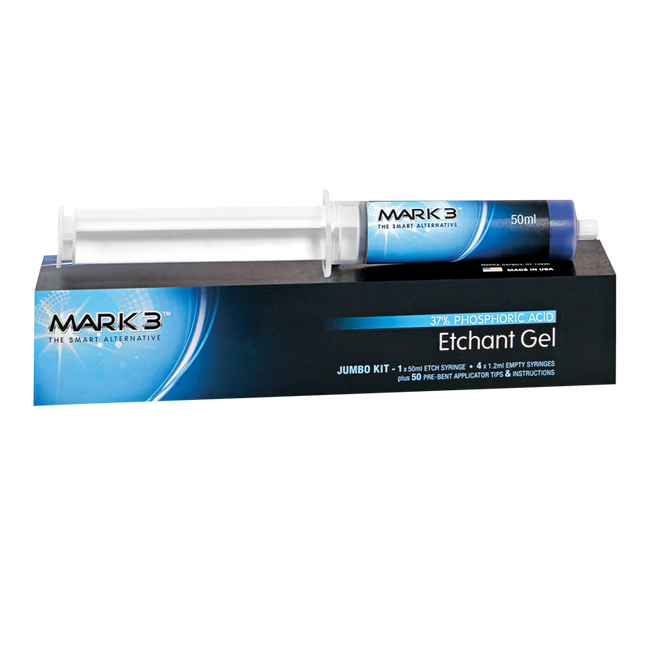 MARK3 | MARK3 Etch Gel 37% Phosphoric Acid Jumbo Refill 50ml Syringe | 100-9093