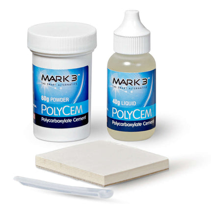 PolyCem - Polycarboxylate Cement Powder & Liquid Kit | 5350 | | Cement, Cements liners & adhesives, Dental Supplies | MARK3 | SurgiMac