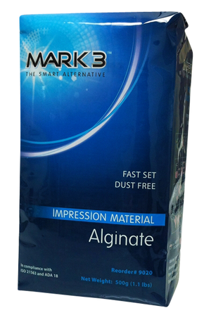 Mark3 Alginate Dust Free Fast Set 1.1 lb. Bag by MARK3 100-9020
