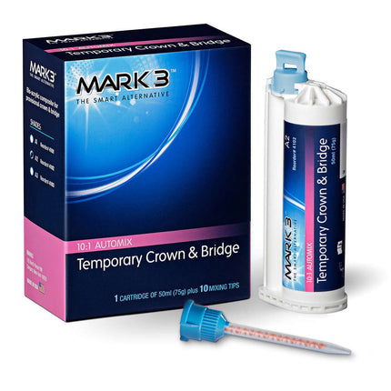 Temporary Crown and Bridge Material | 4101 | | Acrylics, Dental Supplies, reline & tray materials, Temporary crown & bridge materials | MARK3 | SurgiMac