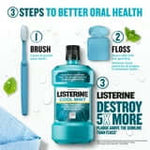 Listerine Cool Mint Antiseptic Mouthwash 2 Pack. 1.5 L 20506