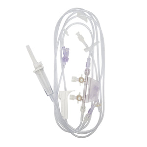 Primary IV Administration Set Caresite Gravity 2 Ports 15 Drops / mL Drip Rate Without Filter 120 Inch Tubing Anesthesia 354208