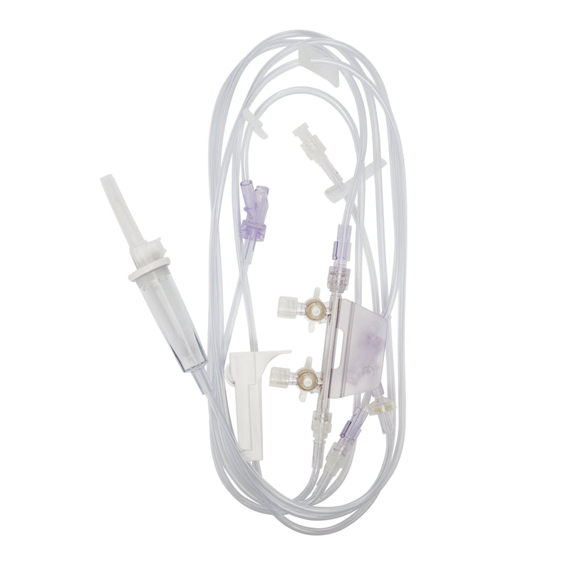 Primary IV Administration Set Caresite Gravity 2 Ports 15 Drops / mL Drip Rate Without Filter 120 Inch Tubing Anesthesia 354208