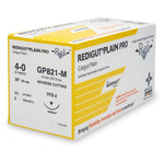 Absorbable Suture with Needle Reli Plain Gut MFS-2 3/8 Circle Reverse Cutting Needle Size 4 - 0 GP821-M