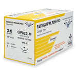 Absorbable Suture with Needle Reli Plain Gut MFS-2 3/8 Circle Reverse Cutting Needle Size 3 - 0 GP822-M
