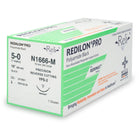 Nonabsorbable Suture with Needle Reli Redilon Nylon MPS-2 3/8 Circle Precision Reverse Cutting Needle Size 5 - 0 Monofilament | N1666-M | MYCO Medical | SurgiMac