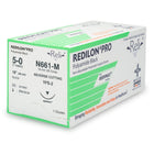 Nonabsorbable Suture with Needle Reli Redilon Nylon MFS-2 3/8 Circle Reverse Cutting Needle Size 5 - 0 Monofilament | N661-M | MYCO Medical | SurgiMac