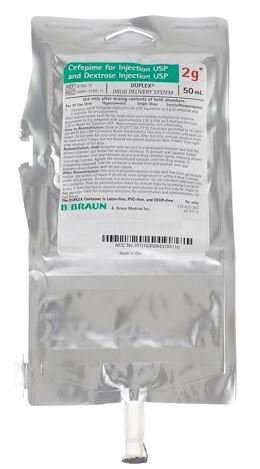 B. Braun Medical | Cefepime HCl 2 Gram / 50 mL Injection Flexible Bag 50 mL | 3195-11