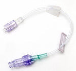 IV Extension Set SteadyCare Needle-Free Port Small Bore 8 Inch Tubing Without Filter Sterile 470185