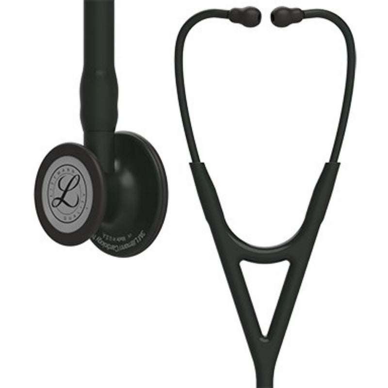 Stethoscope, Black Finish Chestpiece, Black Tube, 27