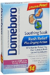 Itch Relief Domeboro® 0.5% Strength Powder 2.2 Gram Individual Packet 85707400177