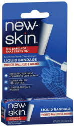 New-Skin Liquid Bandage, Waterproof Bandage for Scrapes and Minor Cuts, 0.3 fl. oz. 85140900700