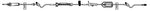 IV Pump Set Infusomat Space Pump 2 Ports 15 Drops / mL Drip Rate 1.2 Micron Filter 124 Inch Tubing Solution 362033