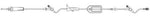 IV Pump Set Vista Pump 2 Ports 15 Drops / mL Drip Rate 0.2 Micron Filter 124 Inch Tubing Solution US9923F