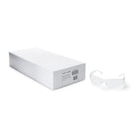 Safety Glasses Fastrac Anti-scratch Coating Clear Tint Polycarbonate Lens Clear Frame Over Ear One Size Fits Most S1410S