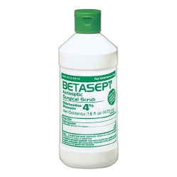 Surgical Scrub Solution Betasept® 16 oz. Bottle 4% Strength CHG (Chlorhexidine Gluconate) NonSterile | 67618020016 | | Emerson Healthcare, First Aid, Infection Control, Surgical & Procedural | Emerson Healthcare | SurgiMac