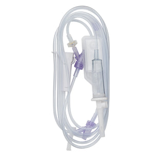 Primary IV Administration Set Caresite Gravity 2 Ports 15 Drops / mL Drip Rate 0.2 Micron Filter 104 Inch Tubing Solution 354207-50