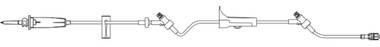 Primary IV Administration Set Caresite Gravity 2 Ports 60 Drops / mL Drip Rate Without Filter 103 Inch Tubing Solution 354204