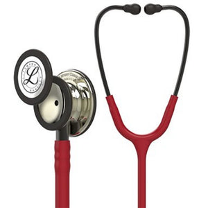 Stethoscope, Champagne Chestpiece, Burgundy Tubing, 27" 5864
