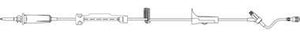 IV Pump Set Infusomat Pump 3 Ports 15 Drops / mL Drip Rate Without Filter 119 Inch Tubing Solution 362031