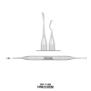 SurgiMac Back-Action, Periodontal Chisels, Palacci, Stainless Steel, Air Series, 1/Pk 11-688