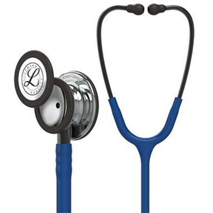 Stethoscope, Mirror Chestpiece, Navy Blue Tubing, 27" | 5863 | SurgiMac