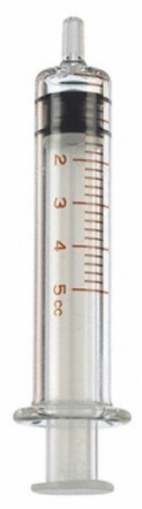 Spinal Syringe 5 mL Luer Slip Tip Without Safety 332147
