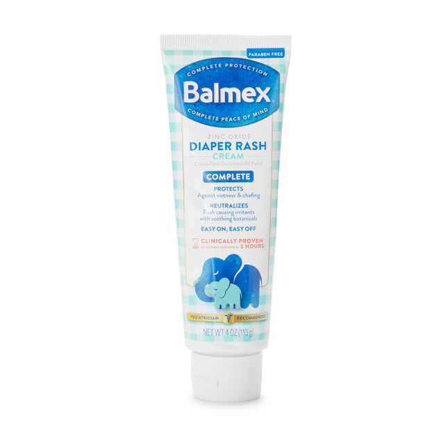 Emerson Healthcare | Balmex Complete Protection Baby Diaper Rash Cream with Zinc Oxide | 4100