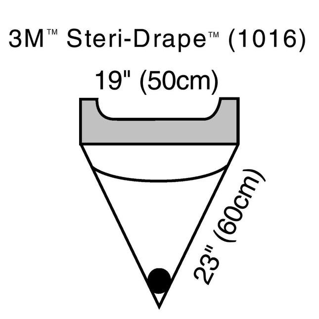 3M | Irrigation Pouch, Adhesive Strip & Exit Port, 19" x 23" | 1016-10