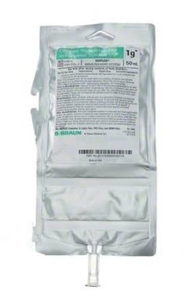 B. Braun Medical | Cefepime HCl / Dextrose 5% 1 Gram Injection Duplex Container 50 mL | 3193-11