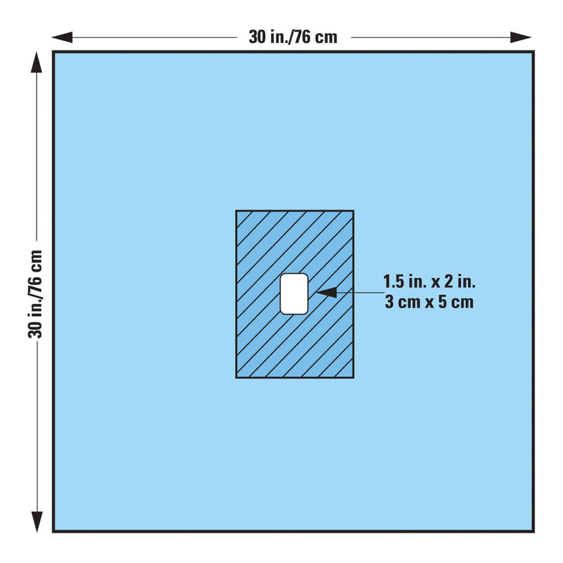 Surgical Drape Minor Procedure Drape 30 W X 30 L Inch Sterile 89206