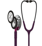 Stethoscope, Mirror Chestpiece, Plum Tubing, Pink Stem and Smoke Headset, 27