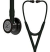 Stethoscope, High Polish Smoke-Finish Chestpiece, Black Tube, Black Stem and Black Headset, 27